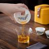 Qianli Jiangshan White Porcelain Portable Travel Tea Set