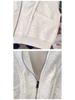 8XL Herren Schwergewicht Trendiger Amerikanischer Schnitt Dekonstruierter Cardigan Hoodie für Herbst/Winter