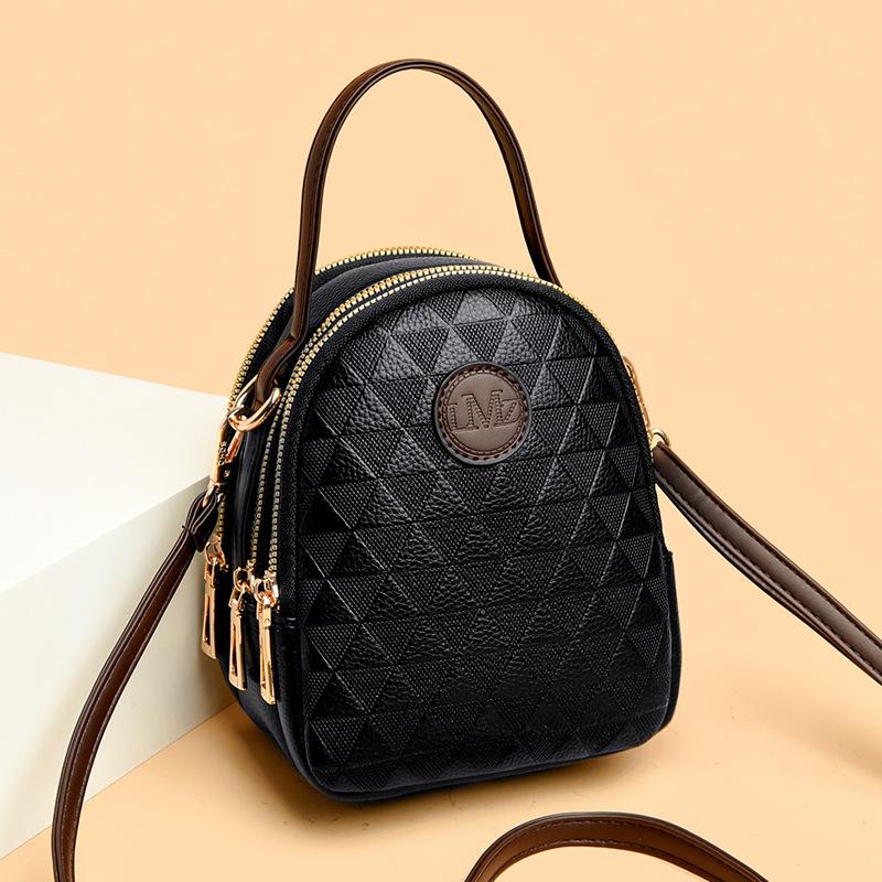 Spring and summer small bag women's bag 2025 new trendy fashion versatile mini shoulder crossbody bag three-layer mobile phone bag