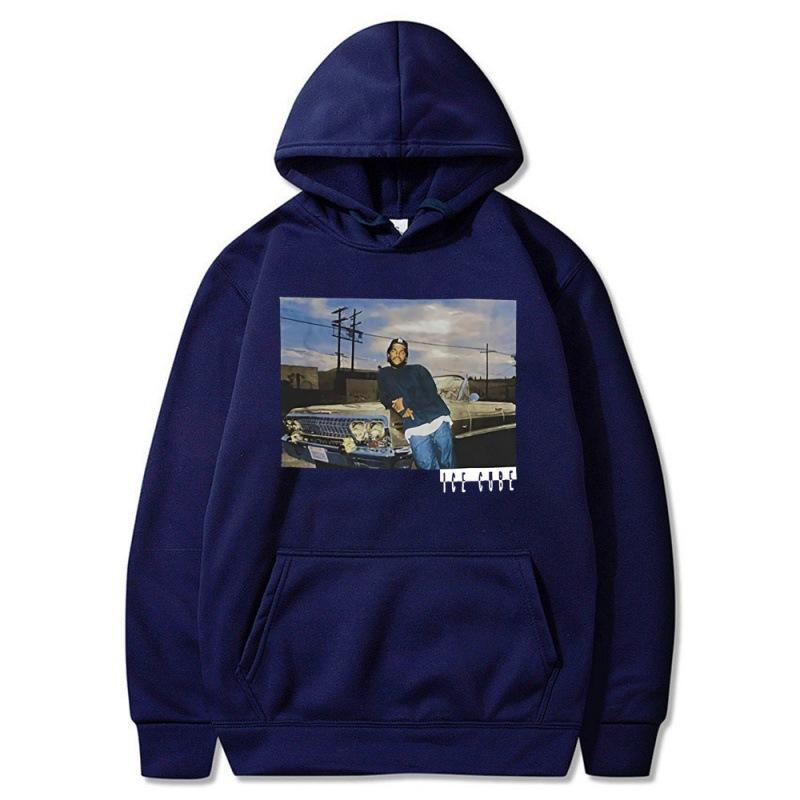 Ice Cube Rapper Hip Hop Man Felpa Hoodie Autumn Winter Fleece Streetwear Tops