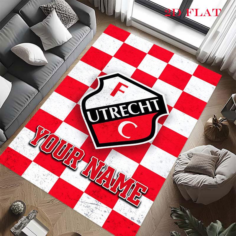 Custom Fc Utrecht Carpet Rug for Living Room Bedroom Home Sofa Decoration,Kids play Nonslip Floor Mat