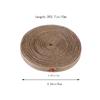 Jute Webbing Ribbon Natural Brown Woven Fiber Tape for Crafting Embellishments Home Decor Gift Wrapping Basket Making Floral