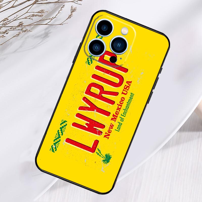 Retro License Plate Number Phone Case For iPhone 17 Pro Max 16 14 13 12 11 15 Pro Max Plus 12 13 Mini 16e 17 Air Cover