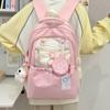 Autumn and winter new ultra-light high-value junior high school schoolbag cute male and female students backpack large capacity wear-resistant backpac