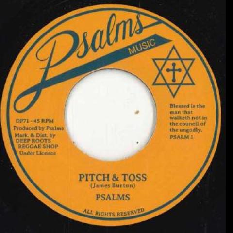 

7inch Record PSALMS - Pitch & Toss DP71 Psalms Music 2024 Europe Reggae, Ska & Dub