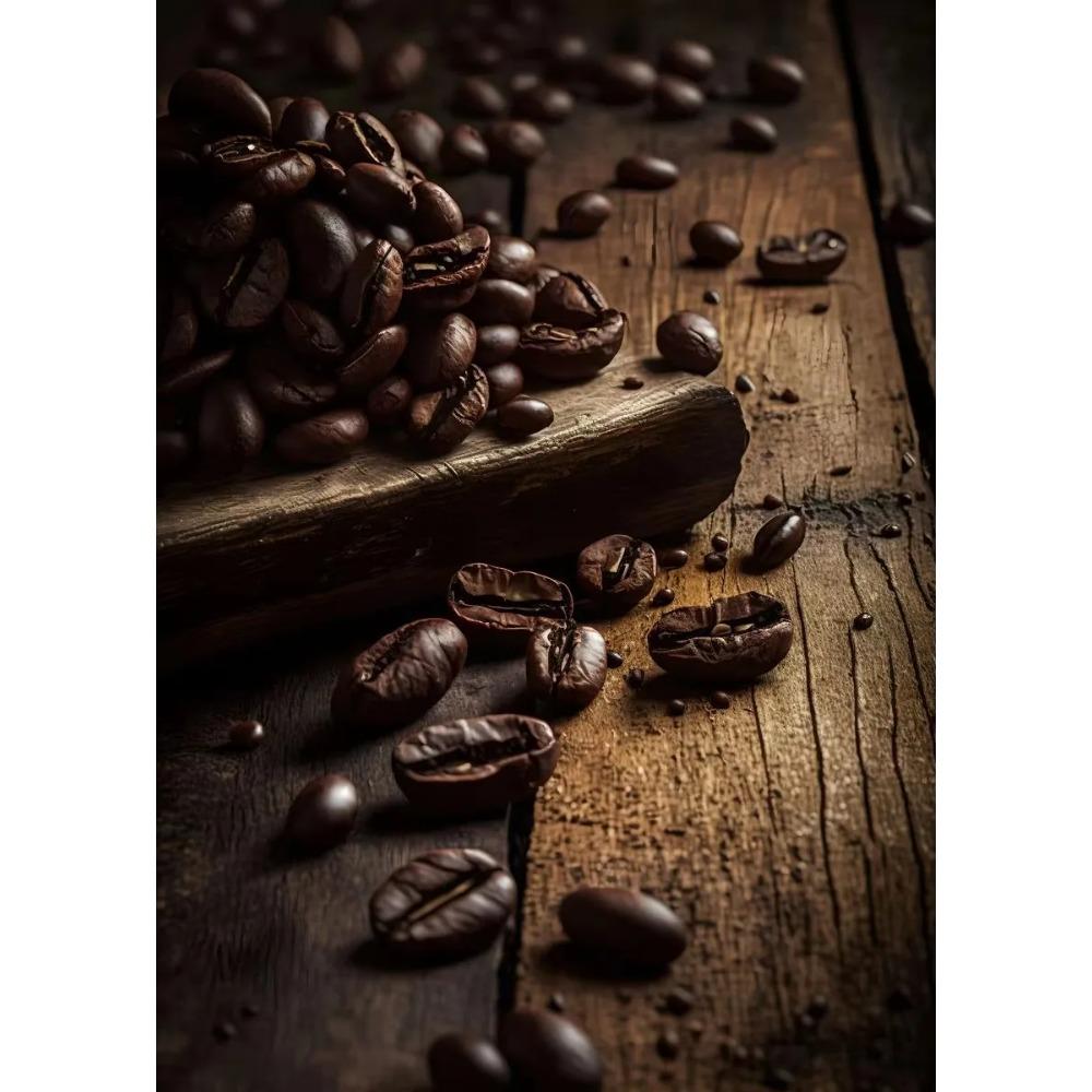 Coffee and Coffee Beans Food Modern Poster Canvas Painting Modular Wall Art Picture for Kitchen Restaurant Bar Home Atio