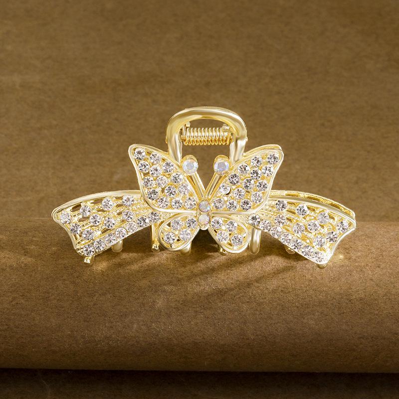 Elegant High-End Metal Shark Hair Clip for Women