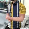Holiday Beach Striped 3D Print Men Tops Man/Women Casual Fashion Short Sleeves Shirt Lapel Button Shirt Oversized Unisex Clothes