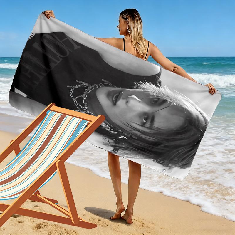 HyunjinSKZ 2D Flat Print Beach Towel, Large Soft Quick Dry Towel for Beach Camping Swimming.NSTJ0928087