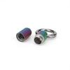 Keyring Attachment Pure Titanium Pill Box Sealed Design Portable Pill Organizer  Camping