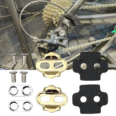 1 Set Bicycle Pedal Cleats Pedals Cleats Mountain Bike Premium Wear-resistant Copper for Outdoor
