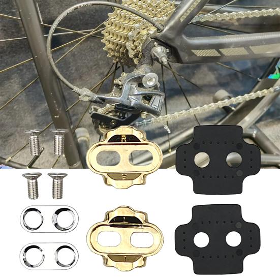 1 Set Bicycle Pedal Cleats Pedals Cleats Mountain Bike Premium Wear-resistant Copper for Outdoor