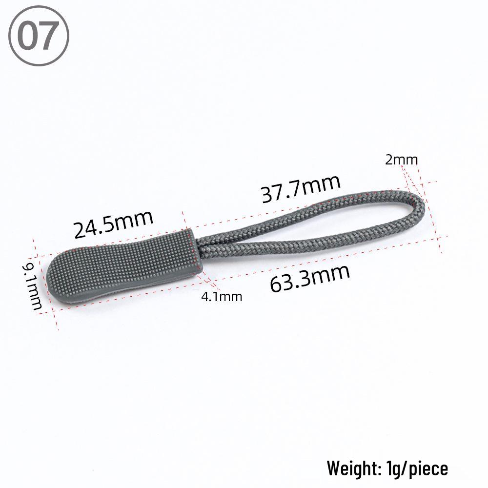 Eco-friendly TPU Caterpillar Zipper Head Pull Cord