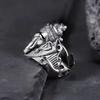 Retro Thai Auspicious Elephant God Ring Men's Live Large Size Ring Men's Ring Single Ring Jewelry