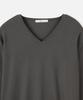 247SERIES Fine Ribbed V-Neck 12Gg Knit Khaki