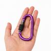 Seil Schnalle D-Form Karabiner Karabiner Schlüsselanhänger Karabiner Clip Touristen Haken Angelkarabiner Schnalle Wasserbecher Schnalle
