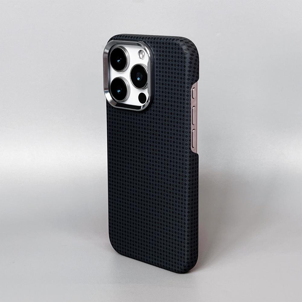 Luxury Carbon Fiber Texture For Magsafe Case For iPhone 16 Pro Max 15 14 13 Magnetic Wireless Charging Shockproof Hard Cover