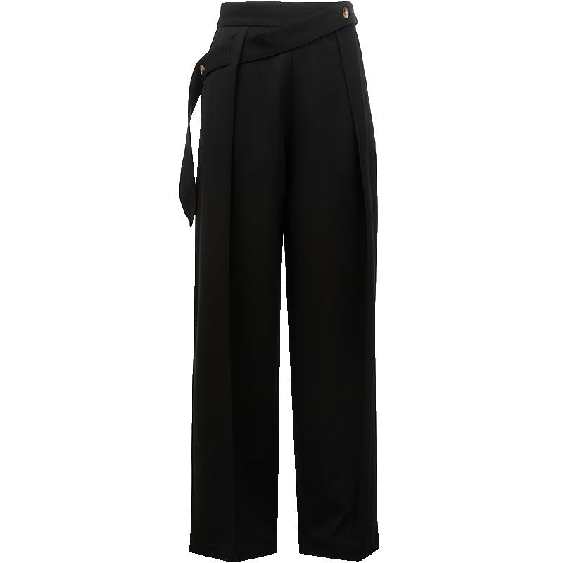 ONLY Women's Versatile High-Waist Wide-Leg Casual Pants