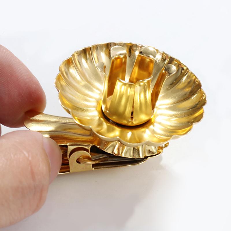 10KS/Sada Dekorativní doplňky Party potřeby Vánoční dekorace Vynikající svícny Elegantní 5x3cm