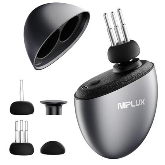 Kyushu University Doctor Supervised Face Point Fascia Release Gun NIPLUX BEGUN Facial Device Lift Up Pinpoint Birthday Present BLACK