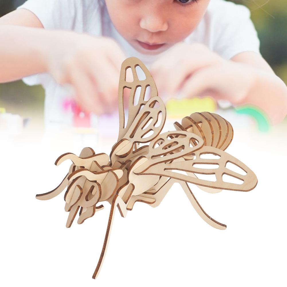 Wooden Puzzle Toy 3D Children Kid Baby Educational Early Learning DIY Puzzle Toy006