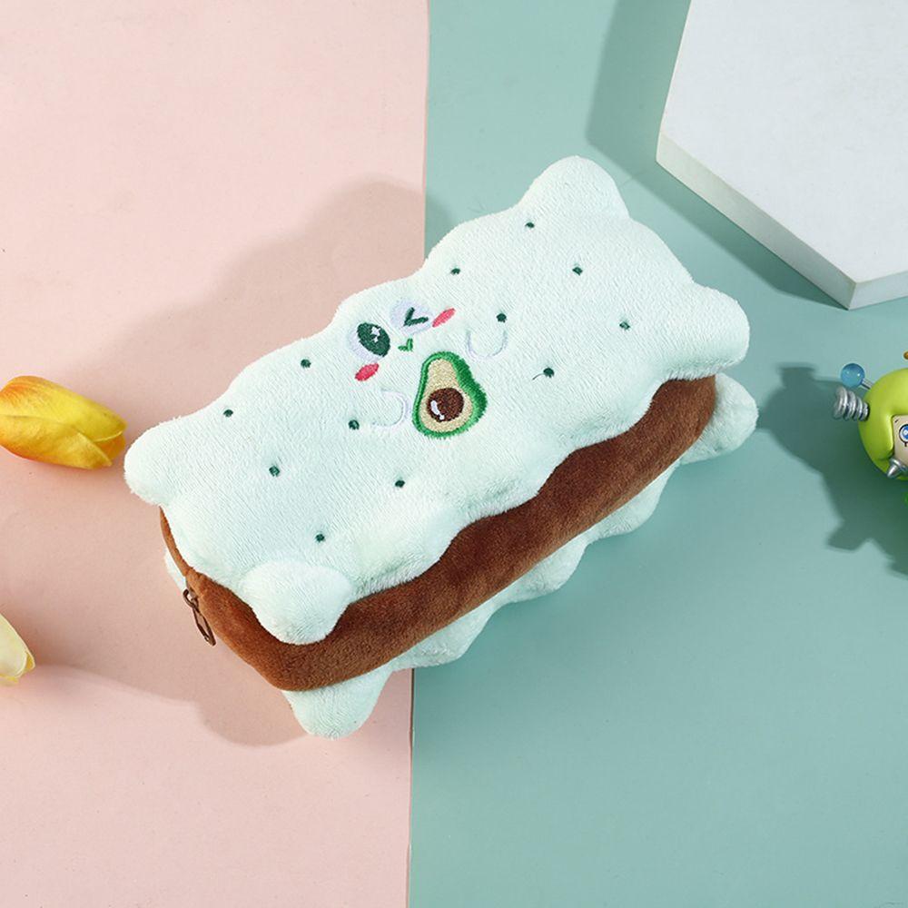 Office Supplies Fun Expression Large Capacity Pen Storage Pen Bag Pencil Case Stationery Bag