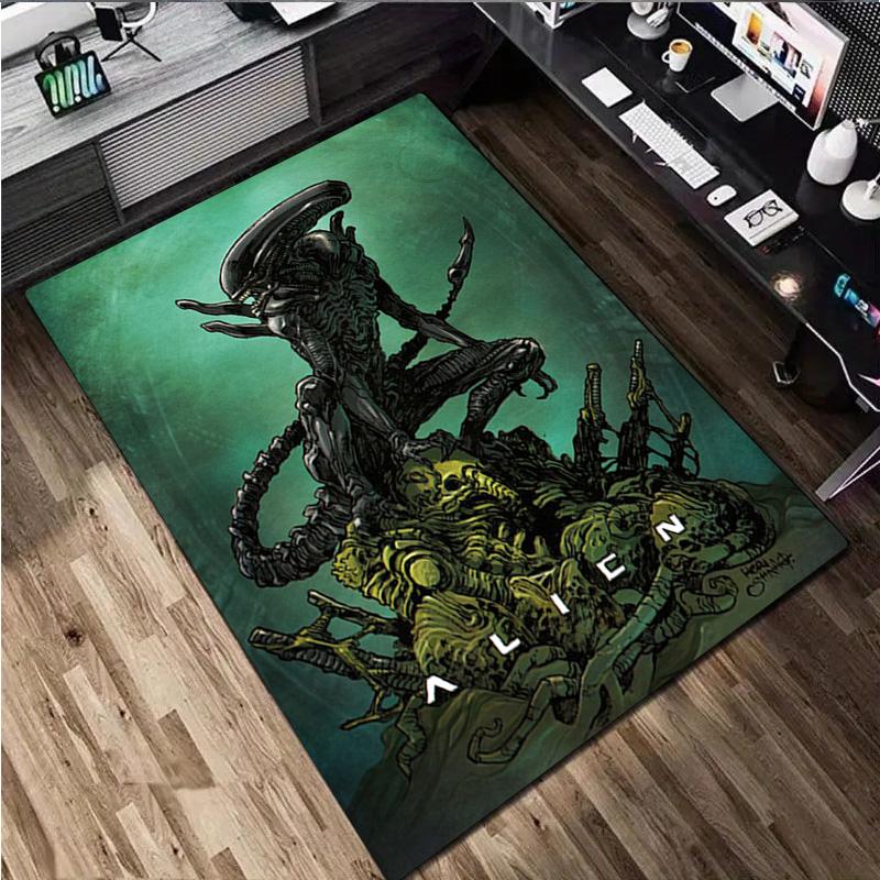 1PC Alien Rug - Home carpet Office Decorative Carpet For Living Room Bedroom Door Mat Floor Rug Computer Chair Area Rug