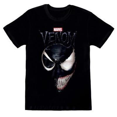 Venom Unisex-Erwachsene Split-Face-T-Shirt