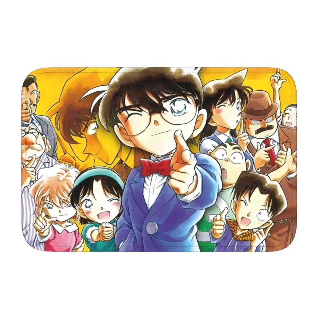 Zabawny Detektywistyczny Anime Conan Wycieraczka Antypoślizgowa Łazienka Kuchnia Mata Powitalna Salon Drzwi Podłoga Wejście Dywanik Mata na Stopy