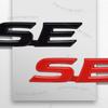1Pcs 3D Metal SE Logo Emblem Badge Car Rear Tail Bumper Trunk Sticker For Toyota Sienna Corolla Camry Rav4 Highlander Yaris