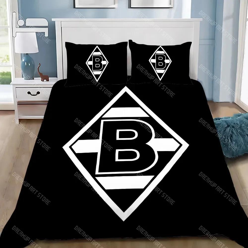 Copripiumino Federa Set Biancheria da Letto BorussiaS M-MonchengladbachS Adulto RagazzoRagazza Decorazione Camera da Letto Regalo per Bambini Singolo Grande
