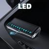 Solární LED osvětlení na telefonním čísle automobilu Dočasná parkovací karta Skryté štítky Parkovací zastávka Parkovací zařízení pro více čísel