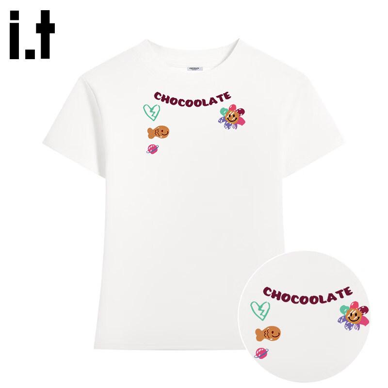 CHOCOOLATEit Women s American Style Printed Short Sleeve T-Shirt L