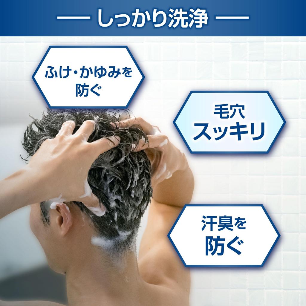 Medicated Shampoo B&P 300mL Dandruff, Itching, Pore Refreshing Kaminomoto Herbal Green Fragrance (Quasi-drug)