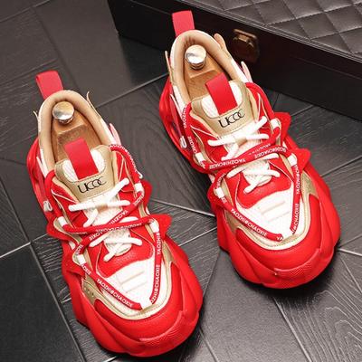 Fashion New Designer Sneakers for Men Comfort Breathable Sports Running Shoes Original Men's Red Sneakers Zapatillas DE Hombre A16