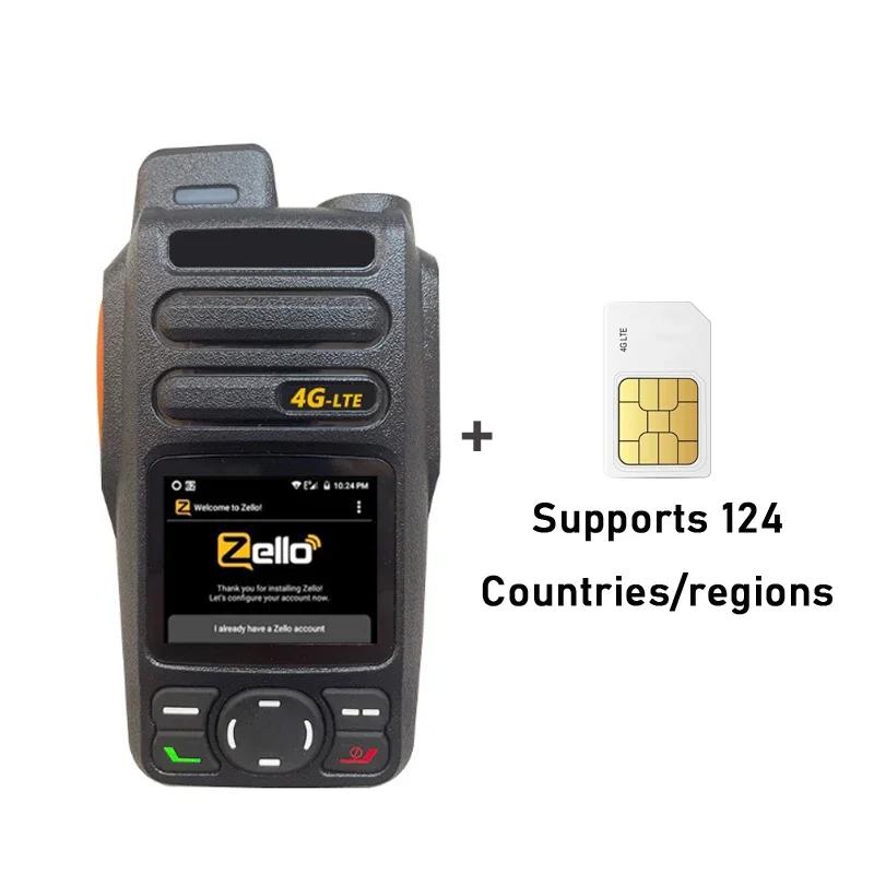 Öffentliche Zello-Gegensprechanlage POC-Gegensprechanlage GPS 4G Bluetooth tragbare WIFI-Mini-Gegensprechanlage