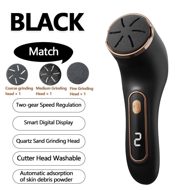2026 New Electric Foot Grinder Callus Remover Pedicure Machine Professional Dead Skin Remover Foot File Pedicure Tool Home Use чёрный