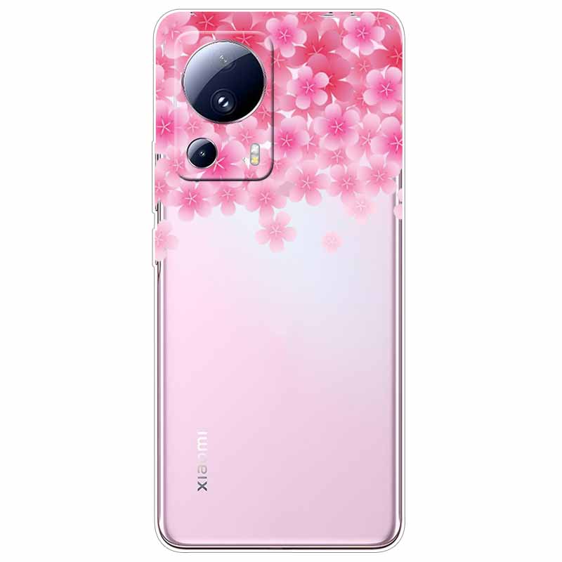 For Xiaomi 13 Lite 5G Case 13Lite Clear TPU Soft Lovely Cats Silicone Print Cover for Xiaomi Mi 13 Lite Transparent Xiaomi13Lite