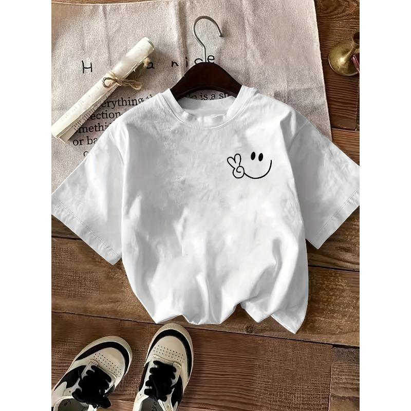 Beliebte Sommer-T-Shirts mit kurzen Ärmeln für Damen in europäischer Größe mit stylischen Prints