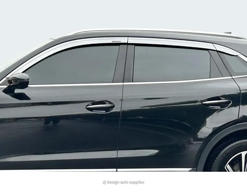 Electroplated Rain Guards for 2019-2022 Hongqi HS5 - Exterior Decoration Accessories