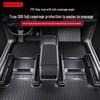 Compatible Floor Mats for Tesla Model 3/Y: Driver, Passenger, Rear Row