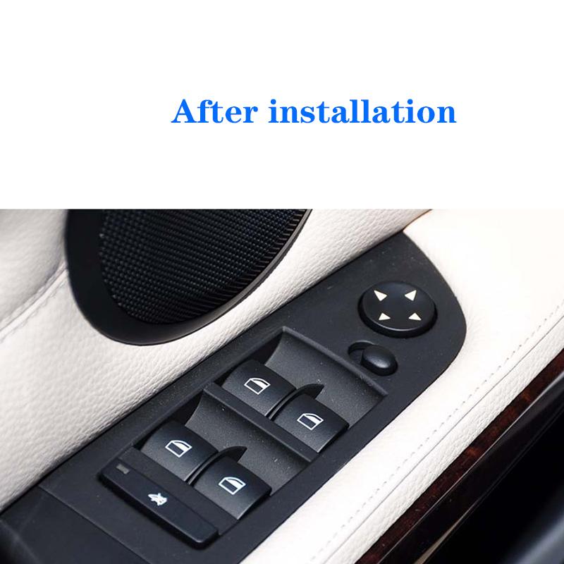 Front Left Car Window Control Switch Electric Glass Lifter Control Buttons For BMW E90 E91 2004-2013 3