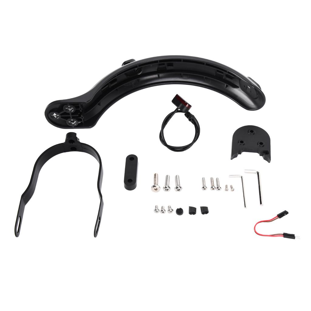 Rear Mudguard Scooter Fender Bracket Support with Rear Brake Light Scooter Replacement Accessory for Xiaomi M365