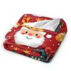 Weihnachten Weihnachtsmann Weiche Warme Decke Kinder Plüsch Überwurfdecke Bequeme Couch Sessel Flanell Tagesdecke Sofa Bettdecke