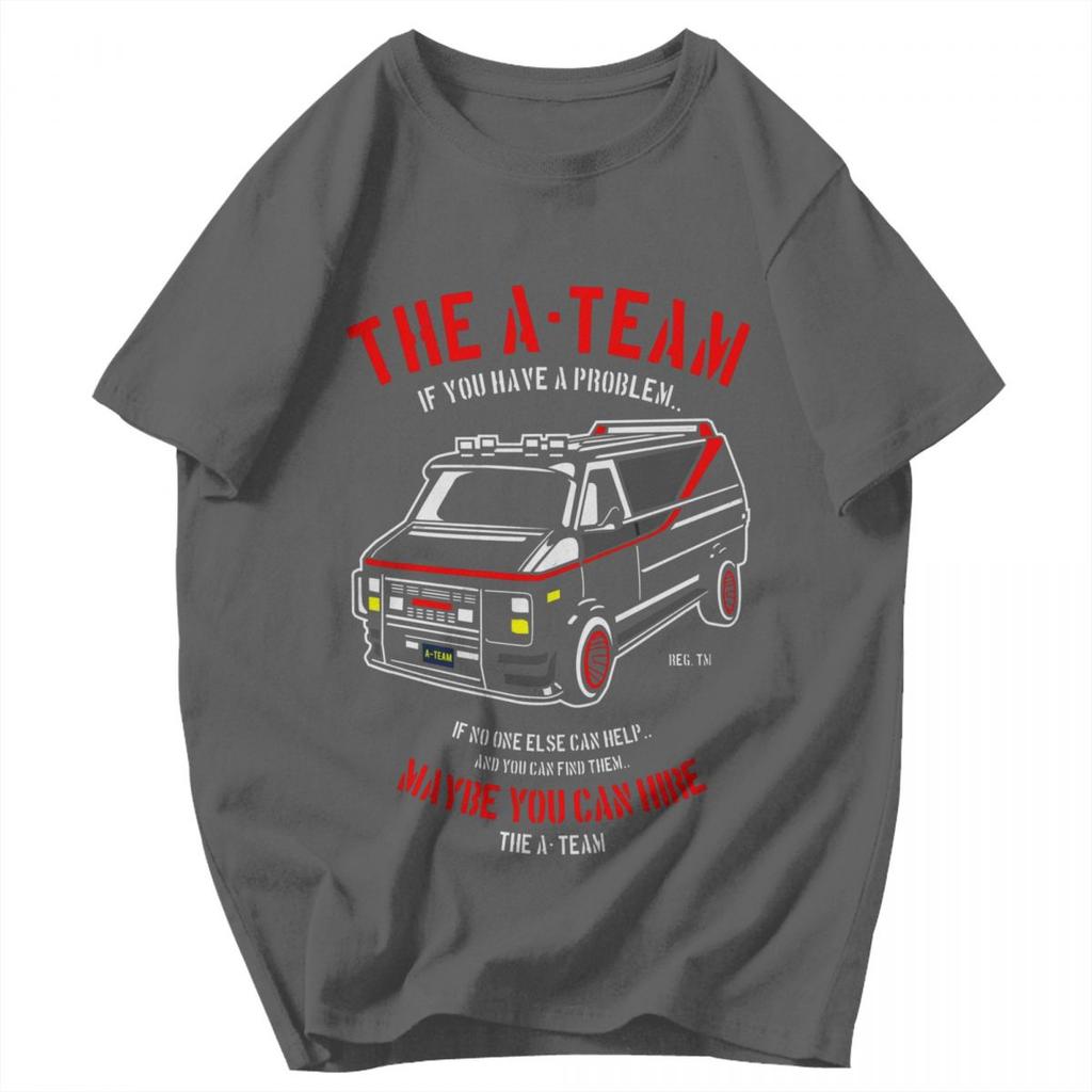 Men T Shirt Mashup TV 80s Hanniba The ATeam Unique Y2K Graphic Anime Unisex Clothing T Shirts