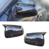 For 08-12 Mitsubishi Lancer Rearview Side Mirror Cover Cap Carbon Fiber Style Us