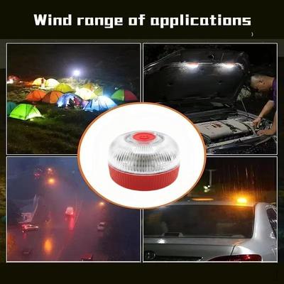Flashing Lights Light Cordless Outdoor Alarm Indicator Sturdy Car Emergency V16 for