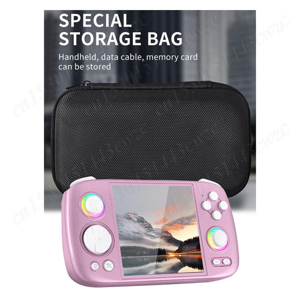 Bolsa de armazenamento para console de jogos portátil ANBERNIC RG Cube, estojo de transporte, estojo de viagem protetor, bolsa de transporte, bolsa de mão