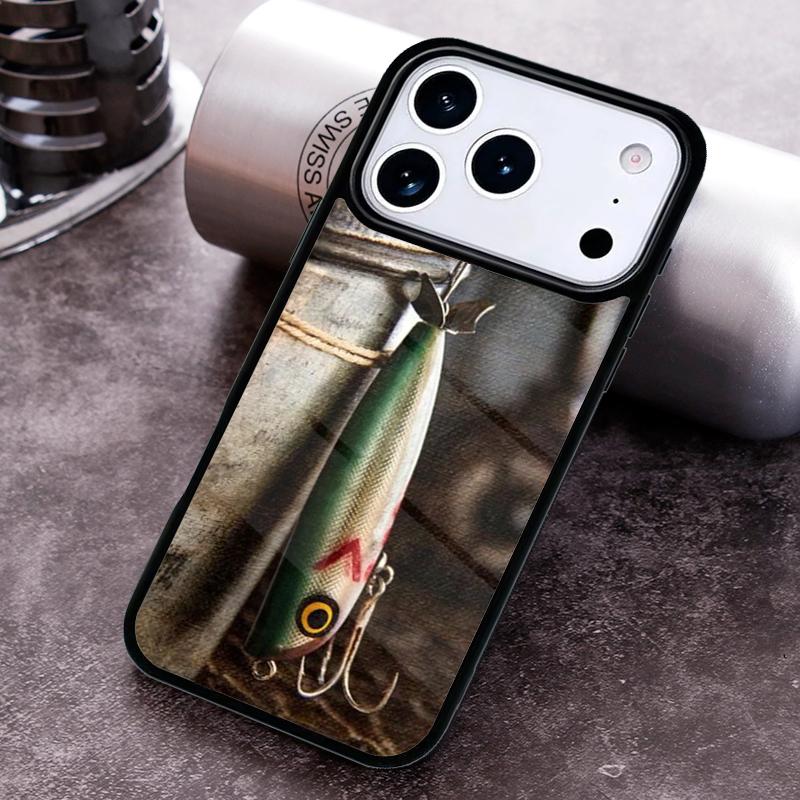 

Fishing Gear Fish Phone Case for iPhone 17 16 15 Pro Max Air 14 13 12 11 Plus Shockproof Cover iPhone 13