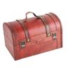 Wooden Storage Box European Style Retro Dust Prevention Vintage Jewelry Box for Desktop Decoration